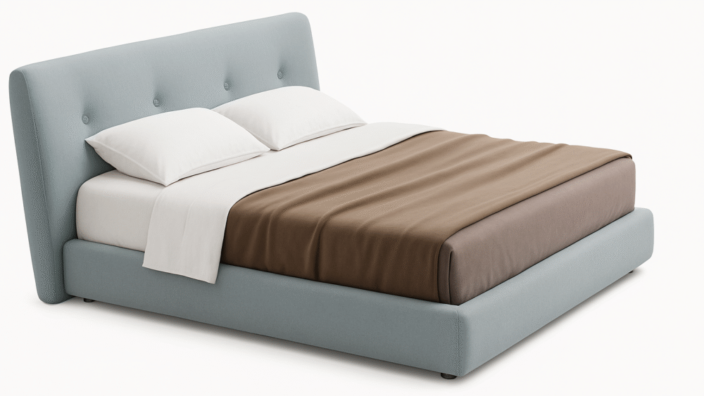 Lit Rever Simple Rangement Toile 160/200 (Réf w-5) (Casa)