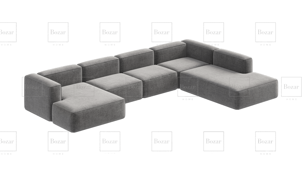 Salon modulable Miami Gris