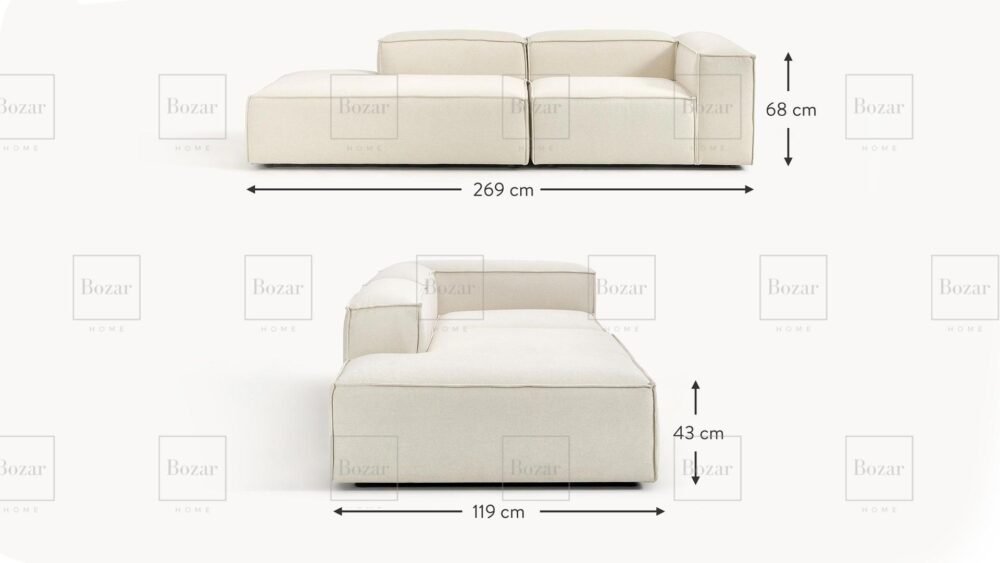 Canapé modulaire Miami Beige – Image 5