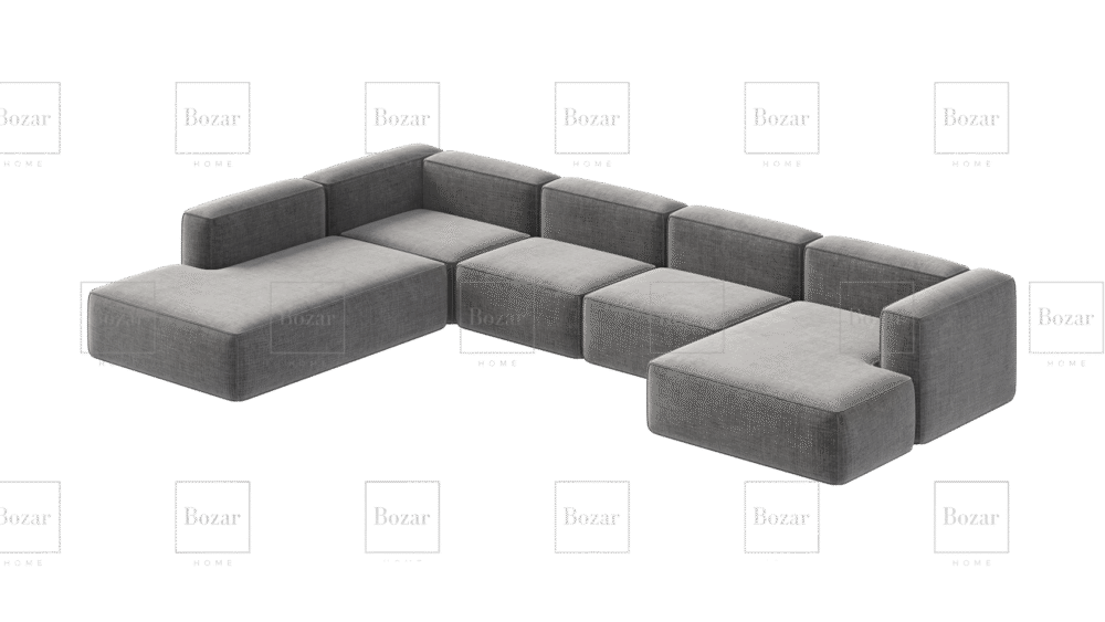 Salon modulable Miami Gris – Image 4