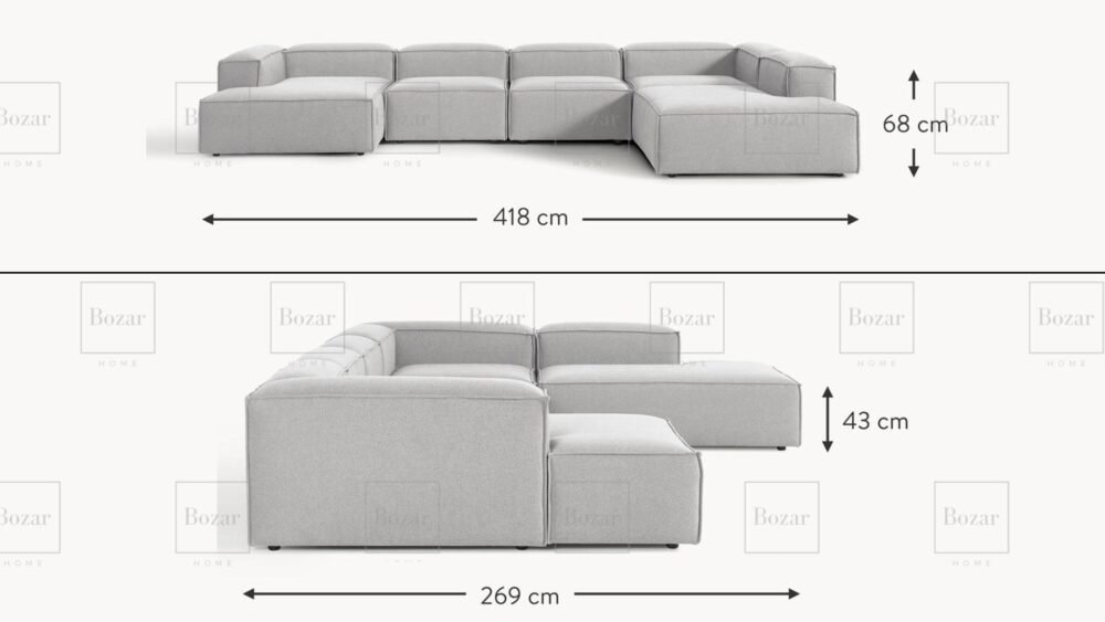 Salon modulable Miami Gris – Image 3
